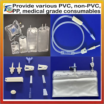 Provide various PVC, non-PVC, PP, medical grade consumables